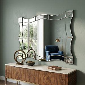 Elegante Espejo Decorativo de Estilo Barroco Veneciano |   Espejo de Pared de Estilo Antiguo Premium para Sala de Estar y Diseño Interior Vintage - Product Image 4