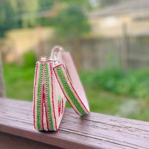 Bolso tote de verano con diseño de limón hecho a mano con cuentas, bolso de frutas con cuentas hecho a mano para mujer, bolso de hombro moderno. - Product Image 2