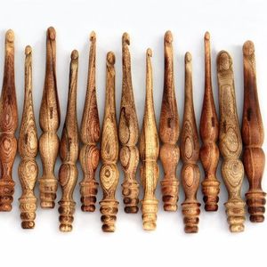 เข็มโครเชต์ไม้ HASAN CRAFT  รักษ์โลก ผิวเรียบ ทนทาน อุปกรณ์ถักมือ ปรับความยาวและความหนาได้ - Product Image 2