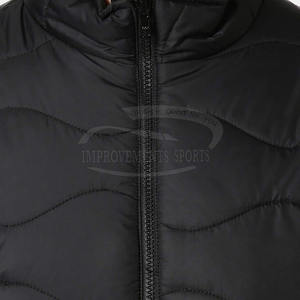 Veste d'hiver personnalisée en duvet pour hommes avec col montant Bright Bubble matelassé coupe-vent rembourré pour plus de confort - Product Image 5