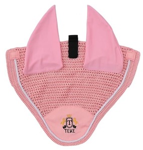 Pakistan Supplier for Equestrian Luxury Crochet Horse Ear Bonnet Lightweight Breathable Washable <b>Fly</b> Veil Shows Ear Bonnet - Product Image 4