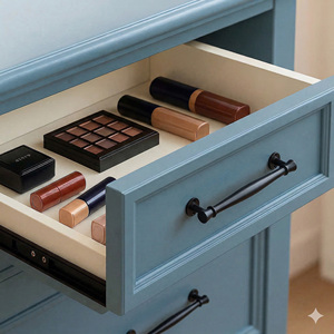 Poignées de meubles modernes en alliage de zinc noir mat durables pour armoires de cuisine, tiroirs, portes de placards et de garde-robes, quincaillerie domestique - Product Image 6