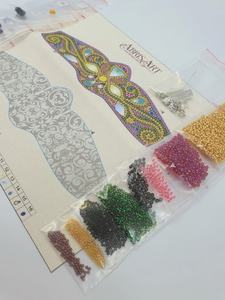 Khadim Handicrafts - Pulsera de Cuentas de Vidrio Hecha a Mano Personalizada, Joyería Bordada con Cuentas de Uttar Pradesh para Mujer - Product Image 3