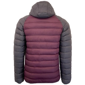 GENERSA SPORTS New Fashion Hot Sale Plus Size <b>Men's</b> Winter Hooded Bubble Puffer Outdoor Quilted <b>Jacket</b> Stand Collar Front Logo - Product Image 6