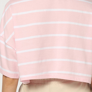 Camiseta extragrande de algodón 100% OEM/ODM de 280 GSM para mujer, camiseta cuadrada con estampado personalizado, camiseta de cuello redondo de alta calidad para mujer - Product Image 6