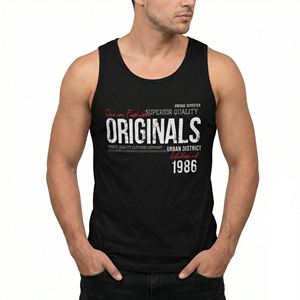 Bulk Customizable Graphic Printed Men's Sleeveless Shirt Gym Vest Athletic Muscle Tank <b>Top</b> Wholesale Price Sportswear Tank <b>Tops</b> - Product Image 4