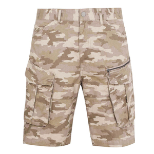 2026 Wholesale Fashion Men's Solid Cargo Shorts Casual Plus Size Pockets <b>Canvas</b> Breathable Summer Streetwear - Product Image 1