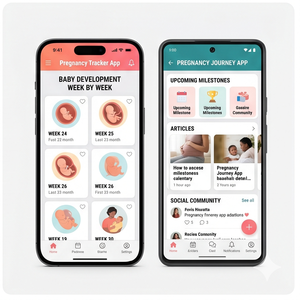 Royalcraft Pregnancy Tracker App – Baby Growth, Weekly Updates, Due Date Calculator, Health Tips - Product Image 4