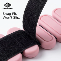 Bracelets lestés personnalisables avec logo, poids de poignet en silicone 1lb 2lb, poids de cheville portables pour fitness, entraînement en salle de sport, bracelet lesté