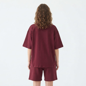 Top Selling Women's Cotton <b>Twin</b> <b>Set</b> Fashionable Relaxed Fit Summer Casual Wear Solid Pattern T-shirt & Short <b>Twin</b> <b>Set</b> for Woman - Product Image 2