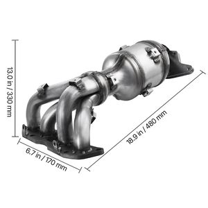 Convertitore Catalitico Nissan Altima 2007-2013 Nuovo Ricambio Anteriore OE 674 933 S - Product Image 2