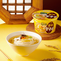 [KIDARIFOODS] SAYMYEON Janchi Rice Guksu, soupe de nouilles de riz instantanées traditionnelles coréennes faible en gras, en gobelet
