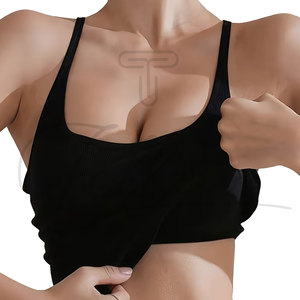 Débardeurs courts pour femmes en coton respirant de qualité supérieure, sans manches, t-shirts courts, débardeurs pour femmes - Product Image 3
