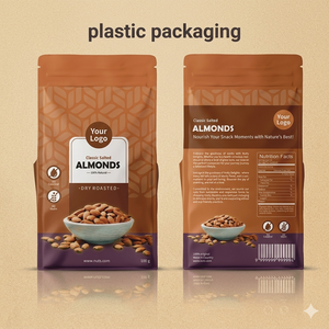 OEM ODM Plastic Packaging Stand Up <b>Zip</b> <b>Bag</b> for Food Snacks Coffee Nuts Made by Custom Printing - Product Image 1