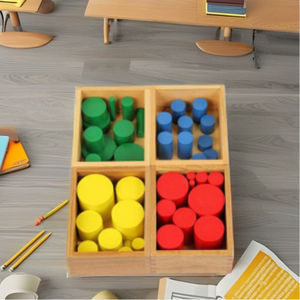 Fournitures éducatives en forme de cylindre sans boutons - Product Image 1