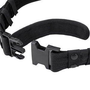 Ceinture tactique Molle découpée au laser en gros, rembourrée, pour fixation d'équipement modulaire - Product Image 2