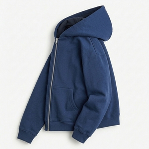 Sweat à capuche zippé pour homme, best-seller, tendance, streetwear décontracté, avec fabrication OEM ODM et approvisionnement international - Product Image 5