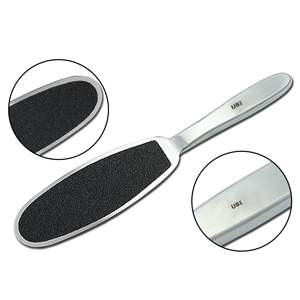 Removedor de Callos de Acero Inoxidable UBI con Mango Largo, Raspador para Piel Húmeda/Seca, Fácil de Limpiar, Herramienta de Pedicura para Piel Muerta, Uso Doméstico - Product Image 2