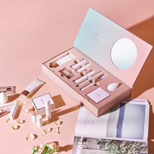 Boîte-cadeau magnétique personnalisée avec logo, finition douce au toucher, en carton rigide, pour cosmétiques, rouge à lèvres, gloss à lèvres - Product Image 3