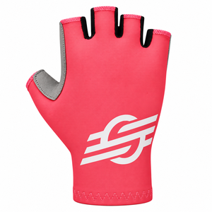 Gants de cyclisme mi-doigts en polyester/coton pour hommes et femmes, protection UV, compatibles écran tactile, pour vélo, course, sport, gym, pêche estivale - Product Image 2