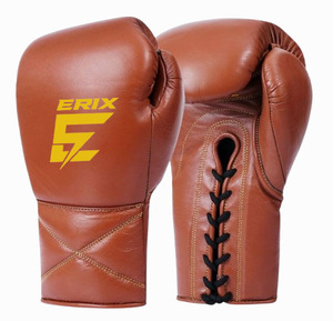 Guantes de Boxeo Profesionales de Cuero Vacuno de la Mejor Calidad con Protección UV y Cierre de Gancho y Bucle para Entrenamiento y Sparring - Personalizables - Product Image 2