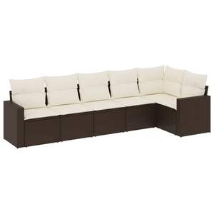 Conjunto de Sofás Modulares Grandes de Ratán PE Marrón para Jardín, Muebles de Exterior Cómodos y Elegantes - Product Image 2