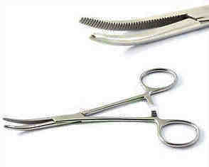 High Quality Hemostat Kelly Surgical Forceps Tool Hemostat Locking Clamps Forceps Curved/Straight Tip By Dentavex - Product Image 4