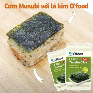 สาหร่ายแผ่นสำเร็จรูป 5 กรัม x 3 แพ็ค O'Food – สาหร่ายอบน้ำมันมะกอกเกาหลี กรอบพร้อมรับประทาน ขายส่ง - Product Image 3