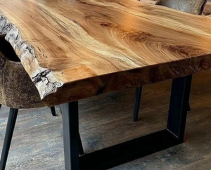 Chaises de salle à manger en gros, tables et chaises de restaurant en bois naturel, ensemble moderne de table et chaises en bois massif - Product Image 6