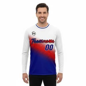 T-shirts à sublimation à manches longues, vêtements personnalisés, commandes en gros personnalisées, prix de gros bon marché, livraison rapide - Product Image 3