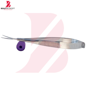 Nouvelles Ciseaux de Précision Droits en Acier Inoxydable de 5 Pouces pour la Mise en Forme des Sourcils et des Cils, Ciseaux à Ressort de Qualité Supérieure pour la Beauté - Product Image 2