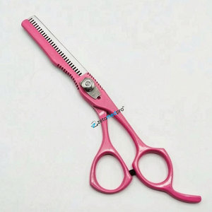 Ciseaux de barbier de haute qualité, en acier inoxydable, couleur rose, avec logo personnalisé et emballage - Product Image 5