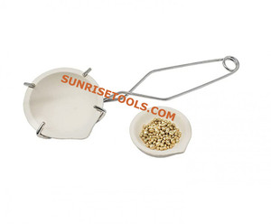 Creuset irrégulier en acier inoxydable avec poignée à pince pour la fusion de bijoux, 3 diamètres, récipient de fusion SUNTOOLS/STIPL Smith Tools - Product Image 4
