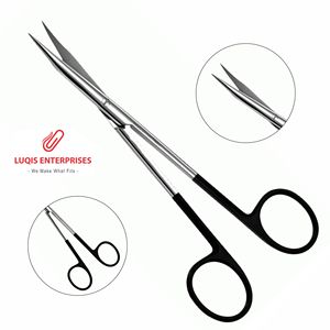 Tijeras de Disección Reynolds Jameson Curvas Dentadas SuperCut de Acero Inoxidable, Instrumento Quirúrgico - Product Image 1