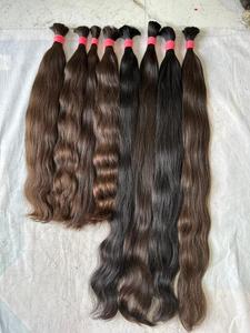 Extensions de cheveux humains vierges Remy, noirs naturels, bouclés, en mèches lâches pour tissage - Product Image 2