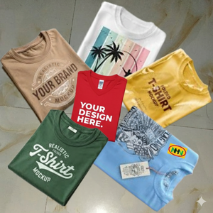 T-shirt en coton imprimé pour homme, stock de vêtements excédentaires, surplus de marques originales du Bangladesh, expédition annulée, qualité supérieure - Product Image 6