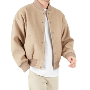 Latest Chenille Embroidery Customize Leather Sleeves <b>Bomber</b> College Baseball <b>Jacket</b> for <b>Men</b> Casual <b>Men</b> Streetwear <b>Varsity</b> <b>Jacket</b> - Product Image 1