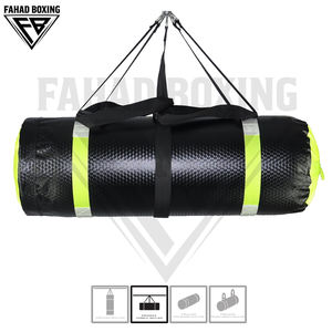 Sacs de frappe lourds en PU avec remplissage de sable, couleur vert-noir, avec crochets, de bonne qualité, nouveau produit tendance, meilleur fournisseur - Product Image 3