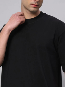 Pantalones Cortos Casuales Transpirables Negros para Hombre, de Alta Calidad, Corte Holgado, Material de Malla, con Cordones con Logotipo Personalizado, Diseño Sólido - Product Image 4