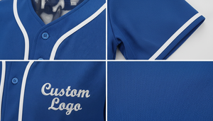 Camiseta de Béisbol 100% Poliéster 180GSM Transpirable con Estampado Personalizable, Manga Corta, Cuello en V, Logotipo del Equipo Bordado Personalizado - Product Image 5