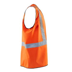 Gilet de sécurité personnalisé haute visibilité en polyester, grande taille, unisexe, pour le travail, vêtements de construction réfléchissants, OEM, en promotion - Product Image 4