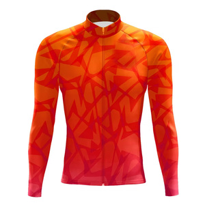 Chaqueta de Ciclismo de Manga Larga al por Mayor, Abrigo de Forro Polar para Bicicleta de Montaña, Ropa de Ciclismo Transpirable de Secado Rápido - Product Image 3