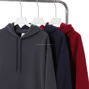 Sweat-shirts à capuche en molleton doublé en fourrure de renard argenté, 100% coton, poids lourd 450 g/m², vente en gros, automne-hiver, personnalisables - Product Image 3