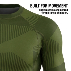 Rashguard de sport MMA personnalisé pour l'entraînement d'équipe, taille sur mesure, coupe compressive, équipement et accessoires MMA - Product Image 6