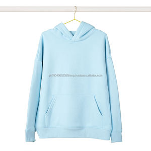 Ventes en gros de sweats à capuche unisexes personnalisés avec logo, en coton biologique lourd, de haute qualité, sans cordon, en vrac, simples, pour hommes, surdimensionnés - Product Image 1