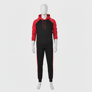 Conjunto Deportivo Informal de Invierno para Hombre Joven, con Capucha, 100% Algodón, Felpa, para Gimnasio - Product Image 2