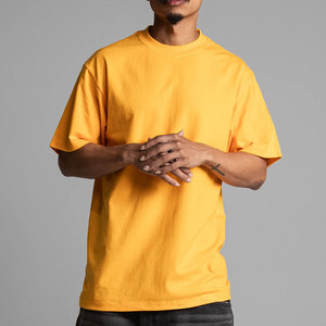 T-shirt Homme Personnalisé 7,5 oz Max, Coupe Oversize, Col Montant, Épaules Tombantes, Coton Épais, Sérigraphié, Respirant - Product Image 1