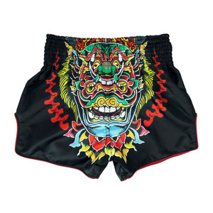 Pantalones Cortos de Satén para Entrenamiento de Muay Thai, Cómodos para Práctica de Kickboxing, Ropa Deportiva para Artes Marciales, Pantalones Cortos de Gimnasio - Product Image 2