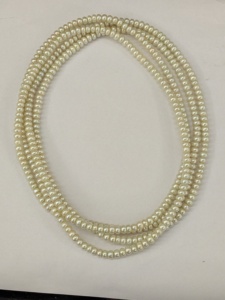 Perlas Naturales Cultivadas de Agua Dulce, Blancas, Forma Rondelle, Calidad AAA, Collar de Perlas Sueltas, Pulsera, Fabricación de Joyería, 15 Pulgadas, 4 - Product Image 3