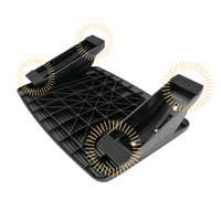 Repose-pieds ergonomique réglable pour bureau